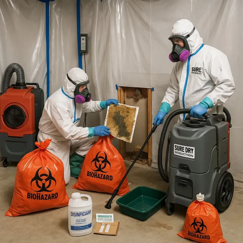 Contaminated Water Handling Protocols process in Rocky River, OH